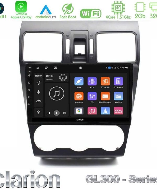 Kimpiris - Clarion GL300 Series 4Core Android11 2+32GB Subaru Forester 2015-2018 Navigation Multimedia Tablet 9" Με Carplay & Android Auto