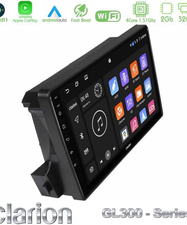 Kimpiris - Clarion GL300 Series 4Core Android11 2+32GB Ssangyong Actyon/Kyron 2005-2014 Navigation Multimedia Tablet 9" Με Carplay & Android Auto