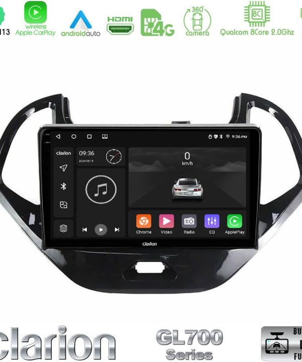 Kimpiris - Clarion GL700 Series 8Core Android13 4+64GB Ford KA 2016-2020 Navigation Multimedia Tablet 9" Με Carplay & Android Auto