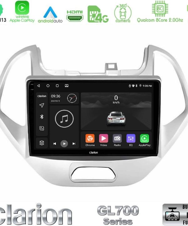 Kimpiris - Clarion GL700 Series 8Core Android13 4+64GB Ford KA 2016-2020 Navigation Multimedia Tablet 9" Με Carplay & Android Auto