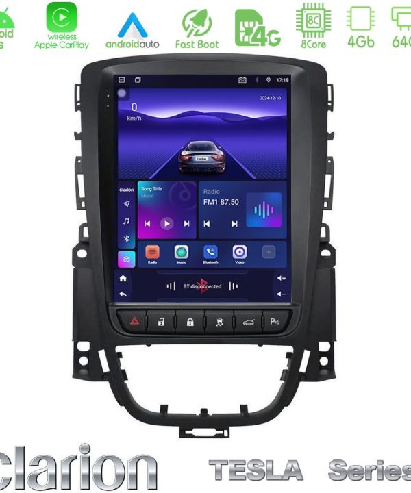 Kimpiris - Clarion GL300 Tesla Series Android OS 8Core 4+64GB Opel Astra J 2010-2014 Navigation Multimedia Tablet 9.7"
