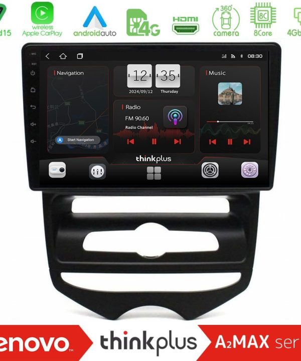 Kimpiris - Lenovo Thinkplus A2MAX Series 8Core Android15 4+64GB Hyundai ix20 2010-2020 (MANUAL A/C) Navigation Multimedia Tablet 10"