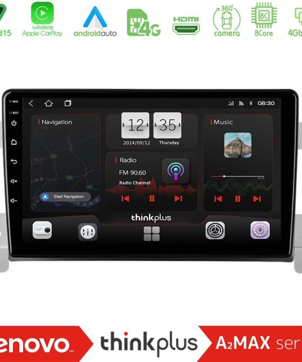 Kimpiris - Lenovo Thinkplus A2MAX Series 8Core Android15 4+64GB  Suzuki Grand Vitara Navigation Multimedia Tablet 9"
