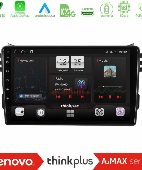 Kimpiris - Lenovo Thinkplus A2MAX Series 8Core Android15 4+64GB  Suzuki Splash amp; Opel Agila 2008-2014 Navigation Multimedia Tablet 9"