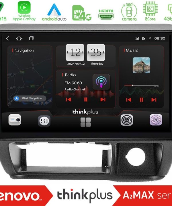 Kimpiris - Lenovo Thinkplus A2MAX Series 8Core Android15 4+64GB Suzuki Jimny 1998-2005 Navigation Multimedia Tablet 9"