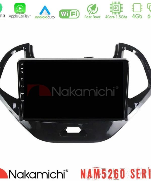 Kimpiris - Nakamichi NAM5260 Series 4Core Android13 4+64GB Ford Ka 2016-2020 Navigation Multimedia Tablet 9" Με Carplay & Android Auto