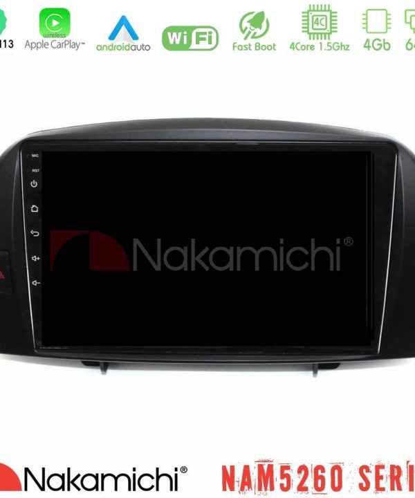 Kimpiris - Nakamichi NAM5260 Series 4Core Android13 4+64GB Hyundai Sonata 2005-2009 Navigation Multimedia Tablet 10" Με Carplay & Android Auto