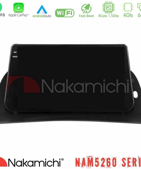 Kimpiris - Nakamichi NAM5260 Series 4Core Android13 4+64GB Renault Kangoo 2013-2018 Navigation Multimedia Tablet 9" Με Carplay & Android Auto