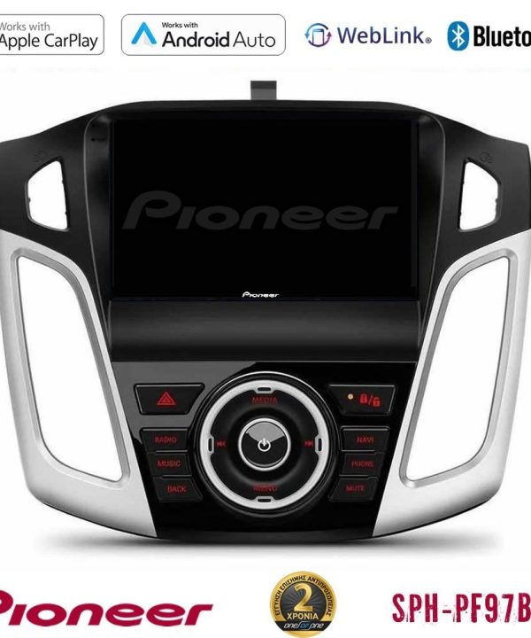 Kimpiris - Pioneer SPH-PF97BT Series Ford Focus 2012-2018 Multimedia Station 9" (Tablet Style) Με Carplay & Android Auto