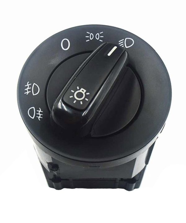 Kimpiris - Διακόπτης Φώτων Για VW Golf IV / Up 12-16  / Polo 02-14 / Transporter 03-15 / Amarok 10-16 / Audi TT 98-06 Μαύρο Με Χρώμιο 17 Pin