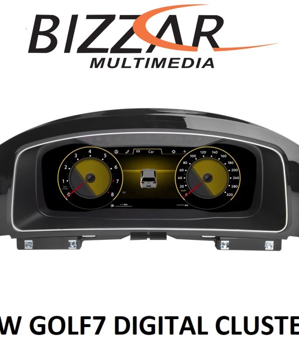 Kimpiris - Bizzar Digital Cluster VW GOLF7 | 7.5 Digital HD LCD Instrument Cluster 12.3" με Carplay | HDMI in