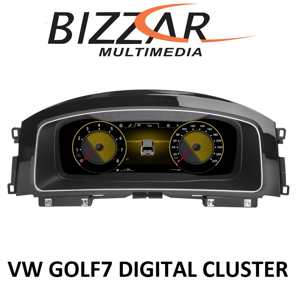 Kimpiris - Bizzar Digital Cluster VW GOLF7 | 7.5 Digital HD LCD Instrument Cluster 12.3" με Carplay | HDMI in
