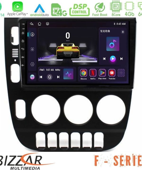 Kimpiris - Bizzar F Series 8Core Android14 4+64GB Mercedes ML Class (W163) 1998-2005 Navigation Multimedia Tablet 9" Με Carplay & Android Auto