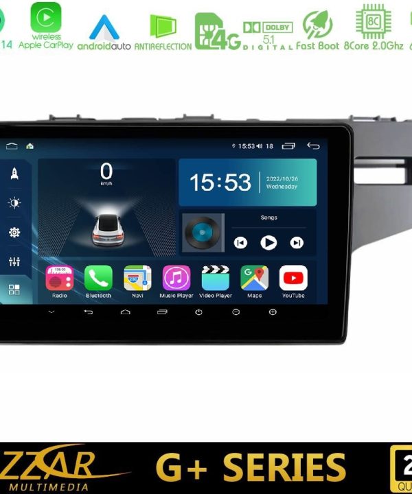 Kimpiris - Bizzar G+ Series Honda Jazz 2013-2020 RHD 8core Android14 6+128GB Navigation Multimedia Tablet 9"