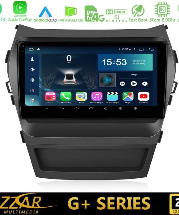Kimpiris - Bizzar G+ Series Hyundai iX45 2012-2017 8core Android14 6+128GB Navigation Multimedia Tablet 9"