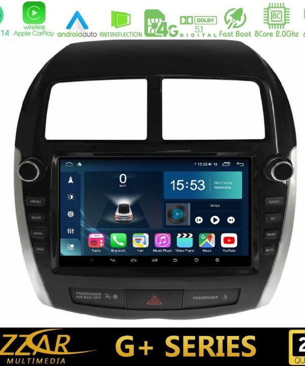 Kimpiris - Bizzar G+ Series Mitsubishi ASX 2013-2018 8core Android14 6+128GB Navigation Multimedia Tablet 9" (Oem Look)