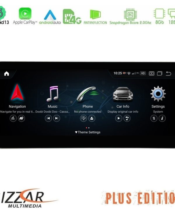 Kimpiris - Bizzar Plus Edition Mercedes Android 13 (8+128GB) 8core Mercedes G Class 2007-2012 (W463) Navigation Multimedia station 10.25"