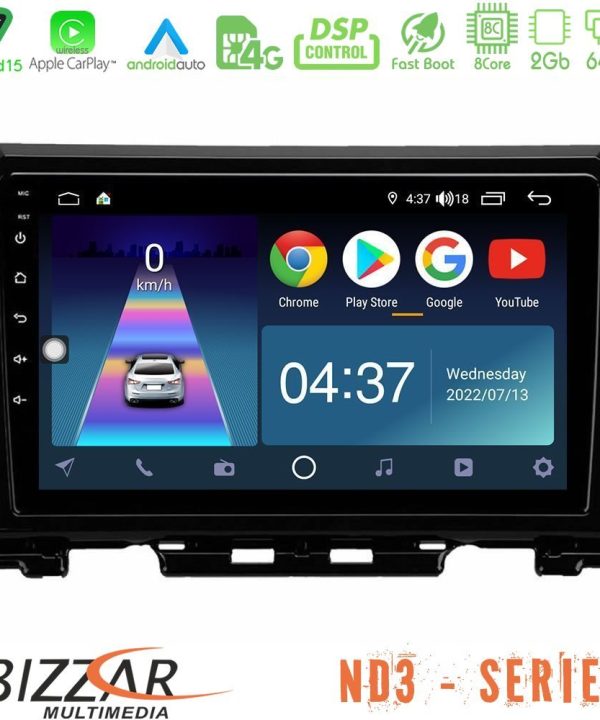 Kimpiris - Bizzar ND3 Series 8Core Android15 2+64GB  Suzuki Jimny 2018-2022 Navigation Multimedia Tablet 9"