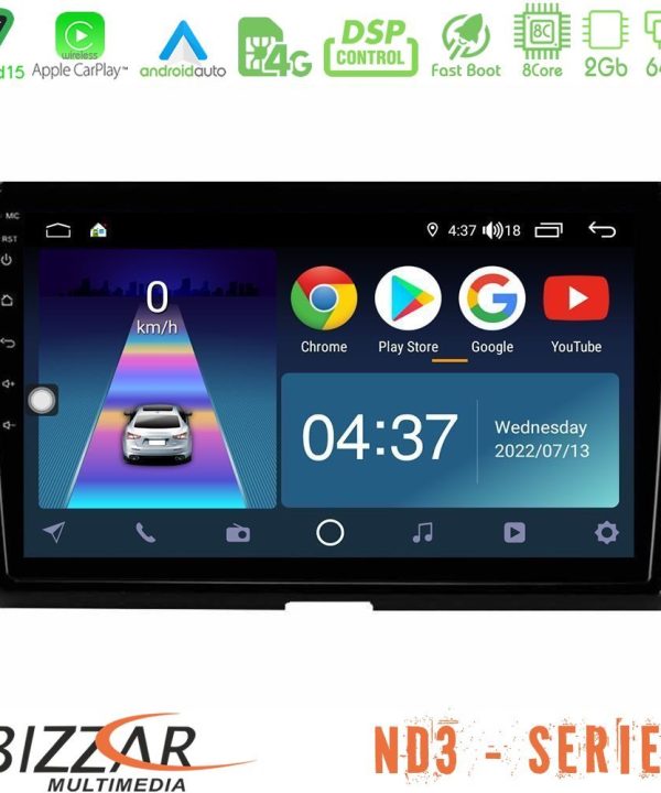 Kimpiris - Bizzar ND3 Series 8Core Android15 2+64GB  Toyota Corolla 2019-2022 Navigation Multimedia Tablet 10"
