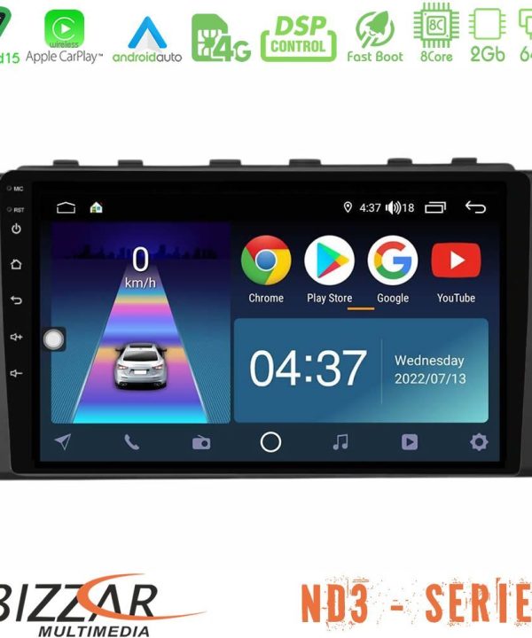 Kimpiris - Bizzar ND3 Series 8Core Android15 2+64GB Subaru BRZ / Toyota GR86 2022-> Navigation Multimedia Tablet 9"
