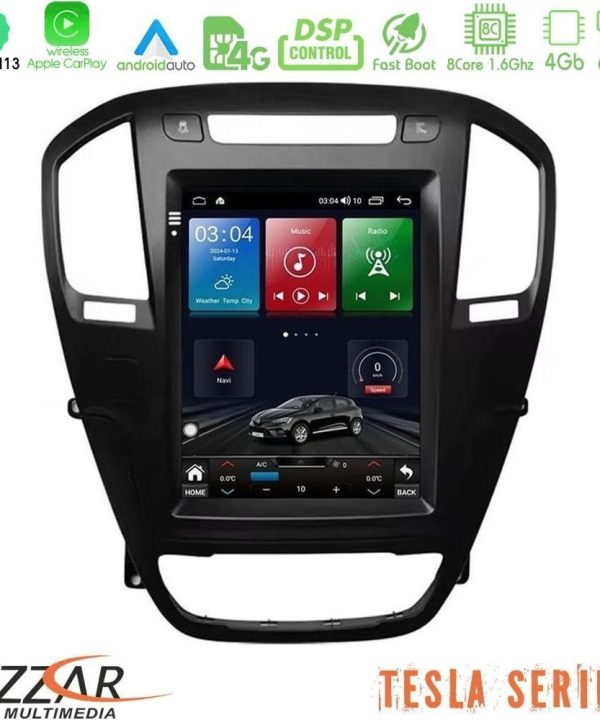 Kimpiris - Bizzar Tesla Series 8Core Android13 4+64GB Opel Insignia 2008-2013 Navigation Multimedia Tablet 9.7"