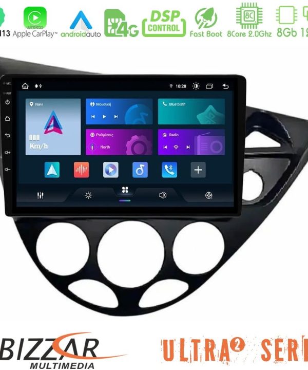 Kimpiris - Bizzar Ultra Series Ford Focus 1999-2004 (RHD) 8core Android13 8+128GB Navigation Multimedia Tablet 9"