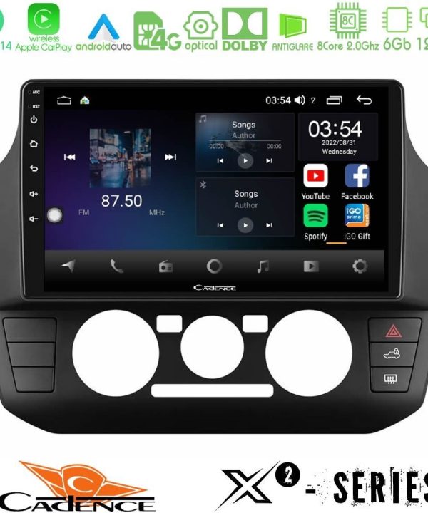 Kimpiris - Cadence X2 Series 8Core Android14 6+128GB VW Up/Skoda Citigo/Seat Mii Navigation Multimedia Tablet 9"