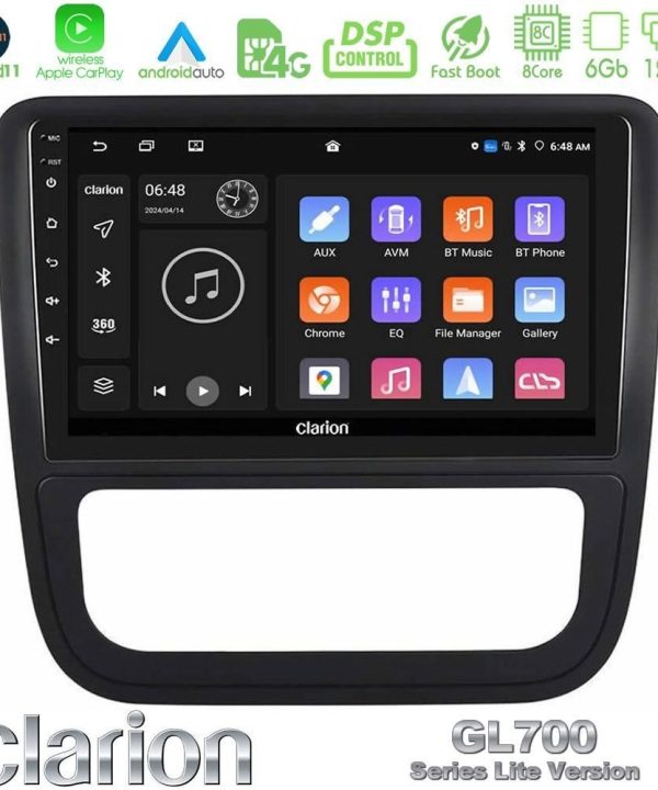Kimpiris - Clarion GL700 Lite Series 8Core Android11 6+128GB VW Scirocco 2008-2014 Navigation Multimedia Tablet 9" Με Carplay & Android Auto