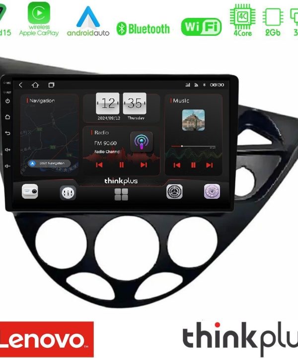 Kimpiris - Lenovo Thinkplus Series 4Core Android15 2+32GB Ford Focus 1999-2004 (RHD) Navigation Multimedia Tablet 9" Με Carplay & Android Auto