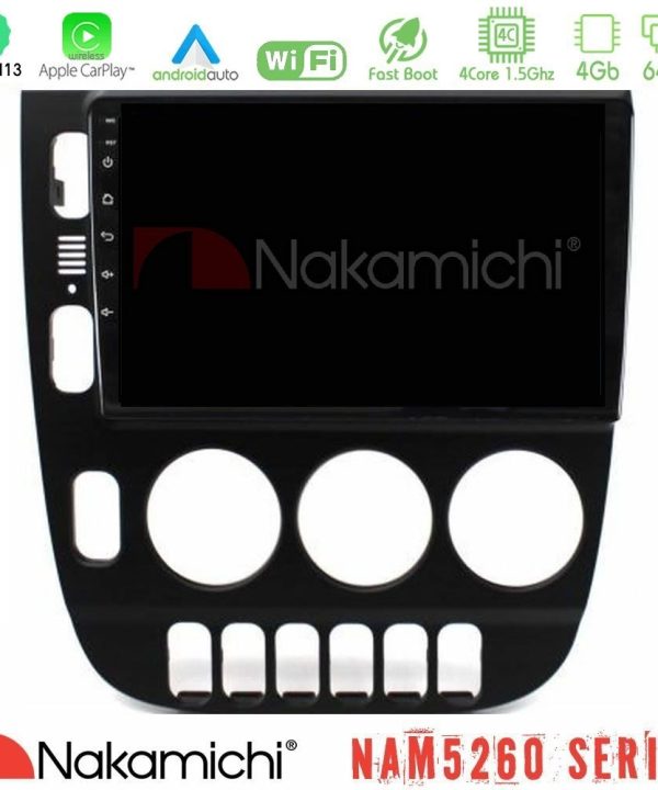 Kimpiris - Nakamichi NAM5260 Series 4Core Android13 4+64GB Mercedes ML Class (W163) 1998-2005 Navigation Multimedia Tablet 9" Με Carplay & Android Auto