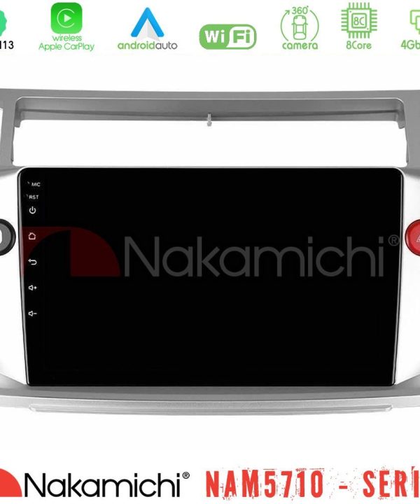 Kimpiris - Nakamichi NAM5710 Series 8Core Android13 4+64GB  Citroen C4 2004-2010 Navigation Multimedia Tablet 9"