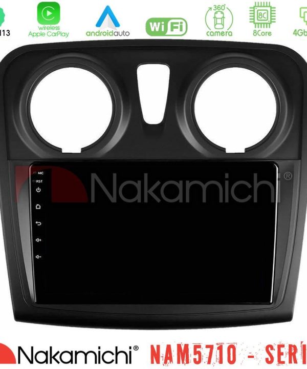 Kimpiris - Nakamichi NAM5710 Series 8Core Android13 4+64GB     Dacia Dokker 2014-2021 Navigation Multimedia Tablet 9"