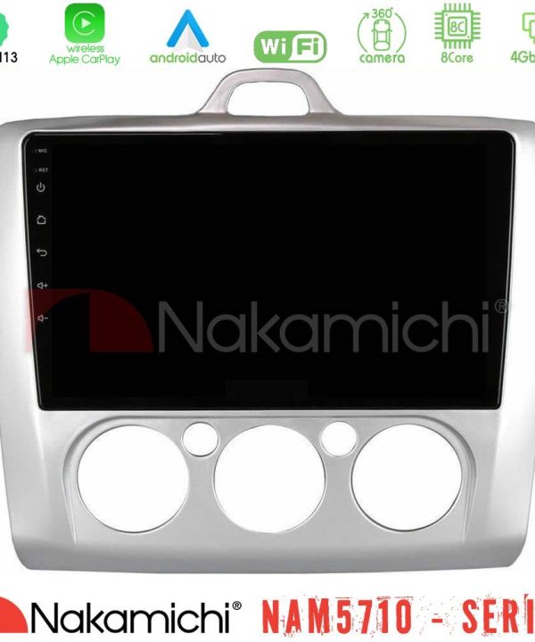 Kimpiris - Nakamichi NAM5710 Series 8Core Android13 4+64GB  Ford Focus Manual AC Navigation Multimedia Tablet 9"