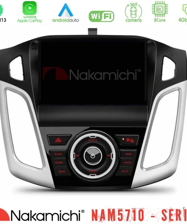 Kimpiris - Nakamichi NAM5710 Series 8Core Android13 4+64GB Ford Focus 2012-2018 Navigation Multimedia Tablet 9"