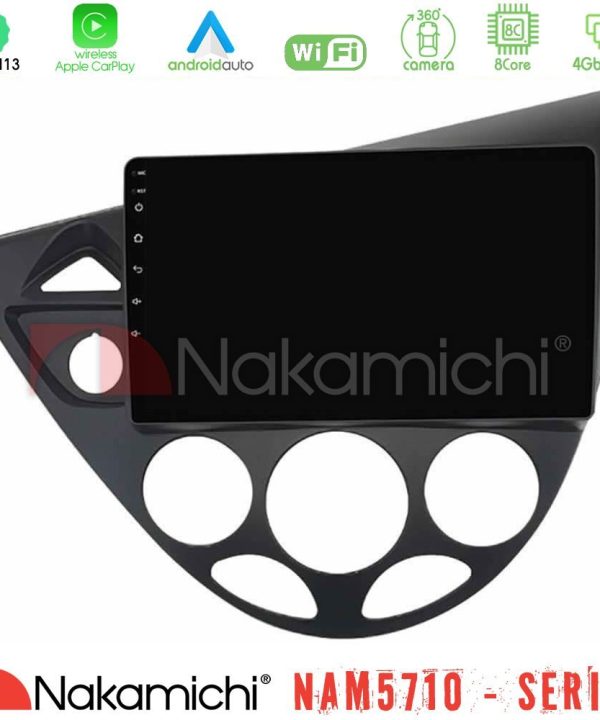 Kimpiris - Nakamichi NAM5710 Series 8Core Android13 4+64GB  Ford Focus 1999-2004 Navigation Multimedia Tablet 9"
