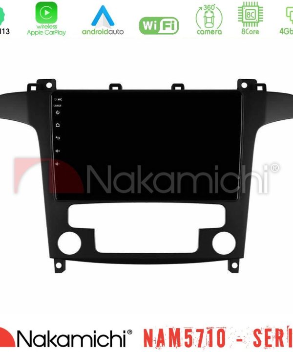 Kimpiris - Nakamichi NAM5710 Series 8Core Android13 4+64GB  Ford S-Max 2006-2012 Navigation Multimedia Tablet 9"