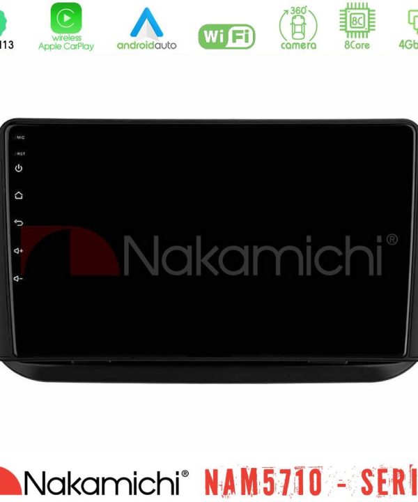 Kimpiris - Nakamichi NAM5710 Series 8Core Android13 4+64GB  Fiat Fiorino/Citroen Nemo/Peugeot Bipper Navigation Multimedia Tablet 10"
