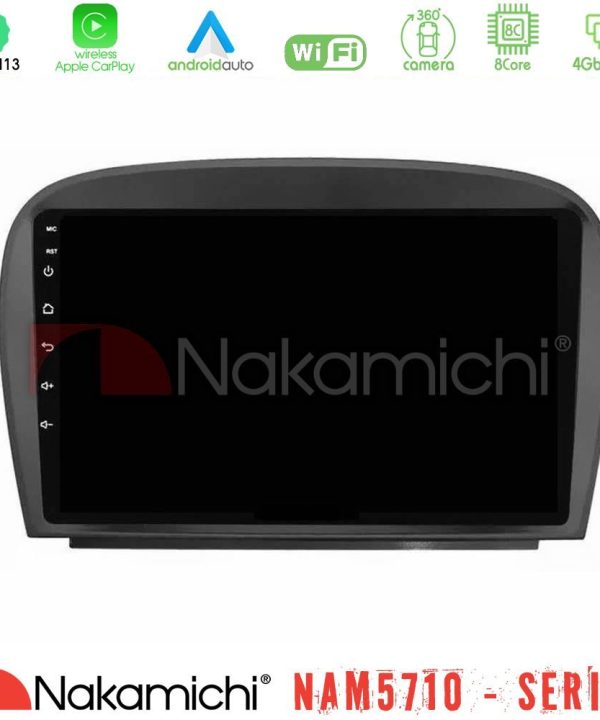 Kimpiris - Nakamichi NAM5710 Series 8Core Android13 4+64GB  Mercedes SL Class 2005-2011 Navigation Multimedia Tablet 9"