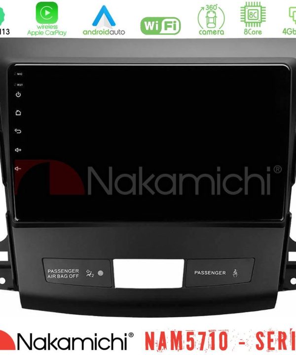 Kimpiris - Nakamichi NAM5710 Series 8Core Android13 4+64GB  Mitsubishi Outlander/Citroen C-Crosser/Peugeot 4007 Navigation Multimedia Tablet 9"