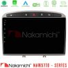 Kimpiris - Nakamichi NAM5710 Series 8Core Android13 4+64GB Peugeot 308/RCZ Navigation Multimedia Tablet 9" (Ασημί Χρώμα)