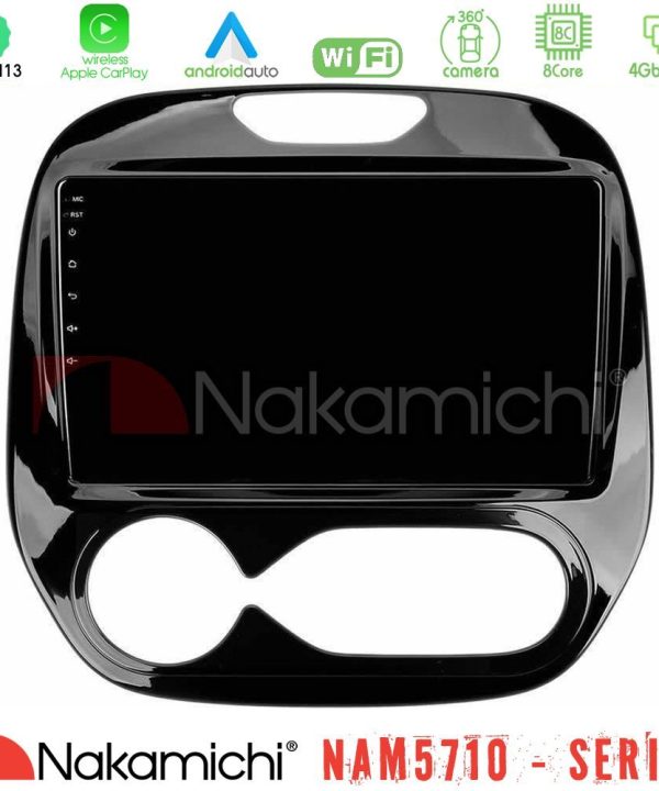 Kimpiris - Nakamichi NAM5710 Series 8Core Android13 4+64GB     Renault Captur 2013-2019 (Facelift) Navigation Multimedia Tablet 9"