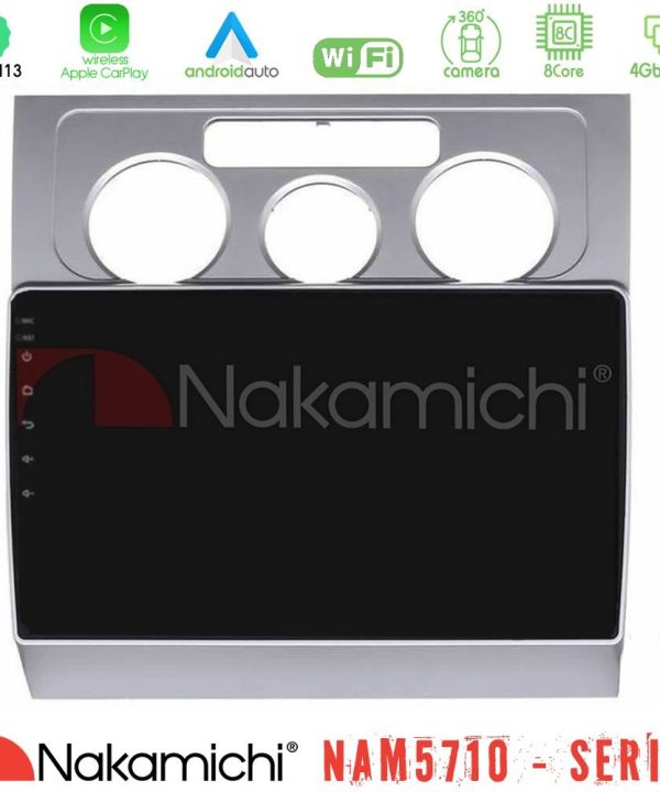 Kimpiris - Nakamichi NAM5710 Series 8Core Android13 4+64GB  VW Touran 2003-2011 Navigation Multimedia Tablet 10"