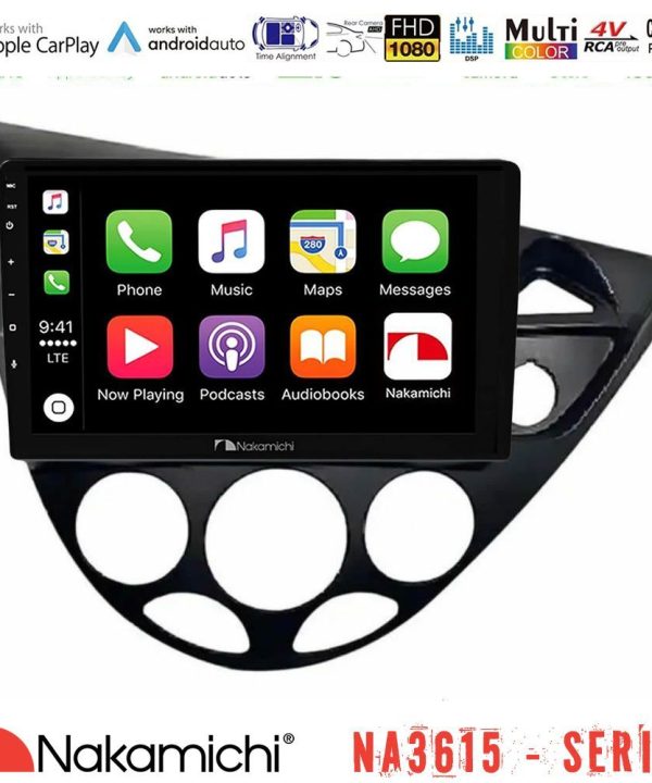Kimpiris - Nakamichi NA3615 Series Με Wireless Carplay & Android Auto Ford Focus 1999-2004 RHD Media Station Tablet 9″