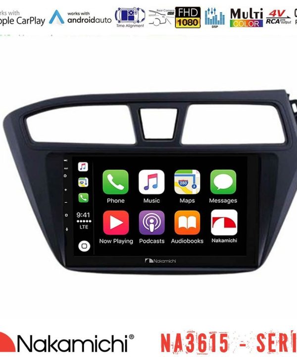 Kimpiris - Nakamichi NA3615 Series Με Wireless Carplay & Android Auto Hyundai i20 2014-2018 RHD Media Station Tablet 9″