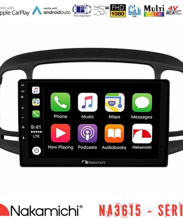 Kimpiris - Nakamichi NA3615 Series Με Wireless Carplay & Android Auto  Hyundai Accent 2006-2011 Media Station Tablet 9"