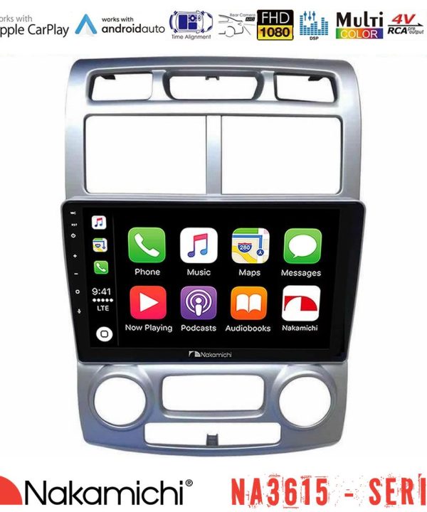 Kimpiris - Nakamichi NA3615 Series Με Wireless Carplay & Android Auto  Kia Sportage 2005-2008 Media Station Tablet 9""