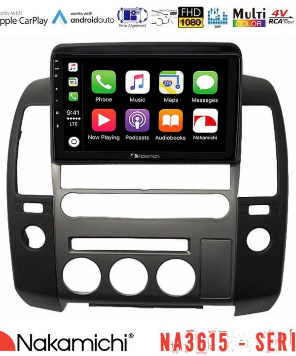 Kimpiris - Nakamichi NA3615 Series Με Wireless Carplay & Android Auto   Nissan Navara D40 2006-2012 (με εργ.οθόνη) Media Station Tablet 9"