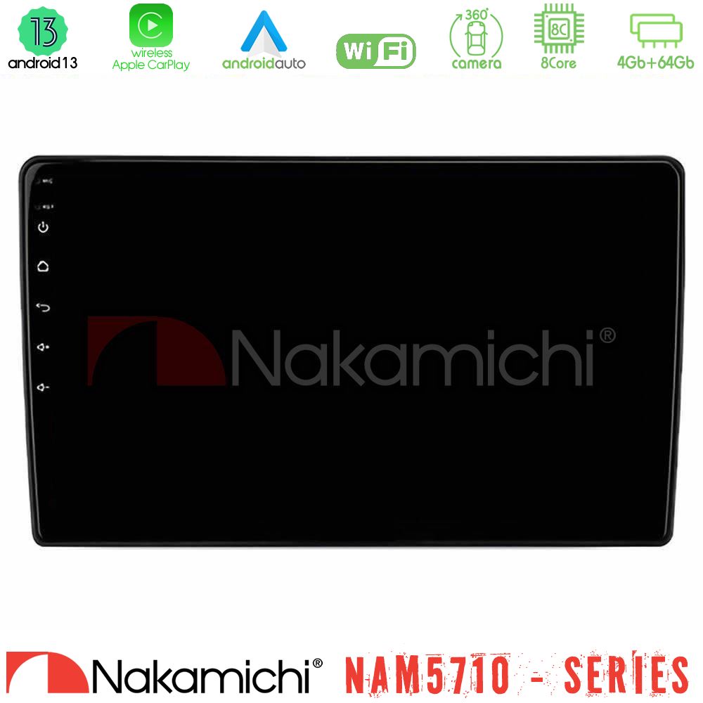 Kimpiris - Nakamichi NAM5710 Series 8Core Android13 4+64GB Navigation Multimedia Tablet 9" Με Carplay & Android Auto