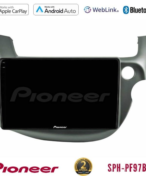 Kimpiris - Pioneer SPH-PF97BT Series Honda Jazz (Fit) 2009-2013 RHD Multimedia Station 9" (Tablet Style) Με Carplay & Android Auto