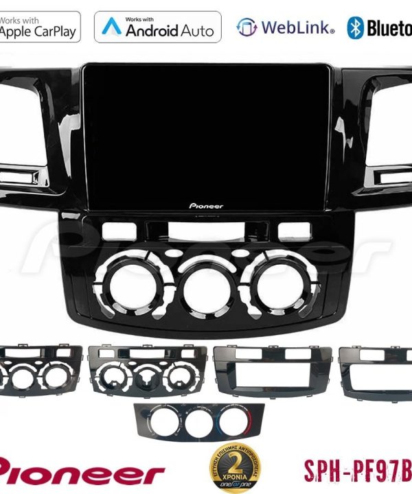 Kimpiris - Pioneer SPH-PF97BT Series Toyota Hilux 2007-2016 Multimedia Station 9" (Tablet Style) Με Carplay & Android Auto